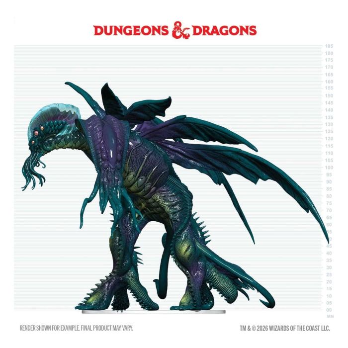 D&D Icons of the Realms Boxed prepainted Miniatures Cthulhu 20 cm