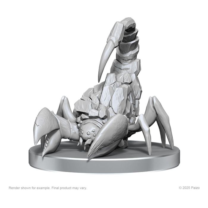 Pathfinder Deep Cuts Unpainted Miniatures Cave Scorpion & Hunting Spider
