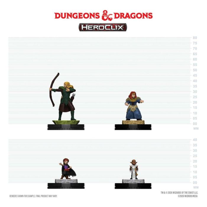 Dungeons & Dragons HeroClix 400: Figure Set Adventuring Party 1