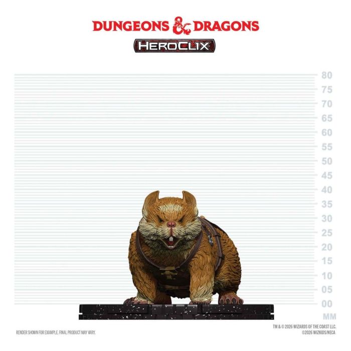 Dungeons & Dragons HeroClix: Giant Mini Figure Space Hamster