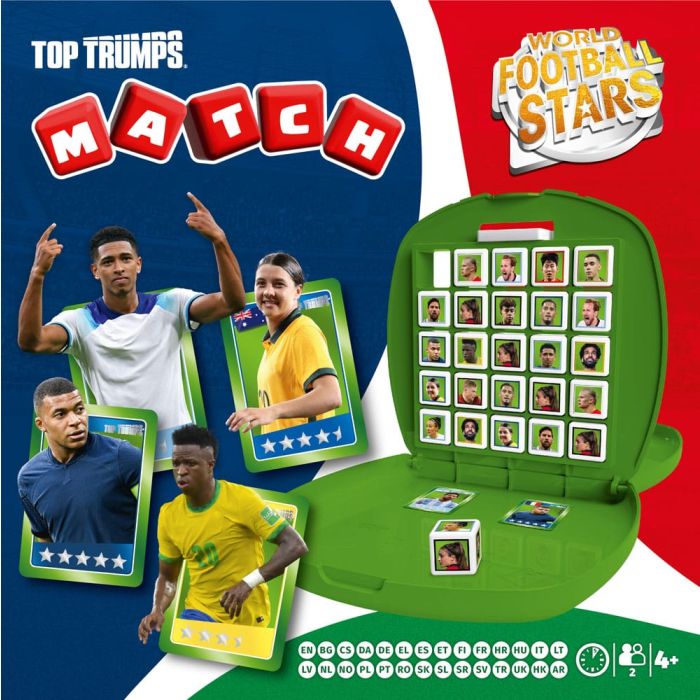 World football stars Top Trumps Match - The Crazy Cube Game Green Version