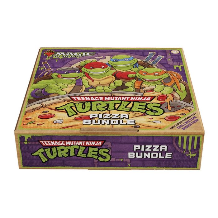 Magic the Gathering Teenage Mutant Ninja Turtles Pizza Bundle english
