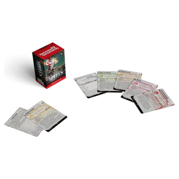 Dungeons & Dragons RPG Reference Cards: Spells (Levels 0-1) *English Version*