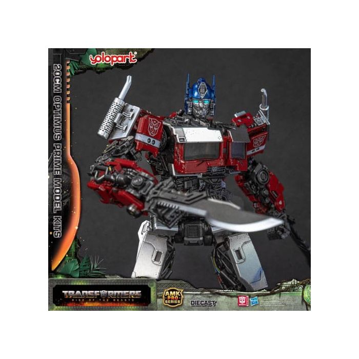 Transformers: Rise of the Beasts AMK Pro Series Plastic Model Kit Optimus Prime (Oversea Version) 20 cm
