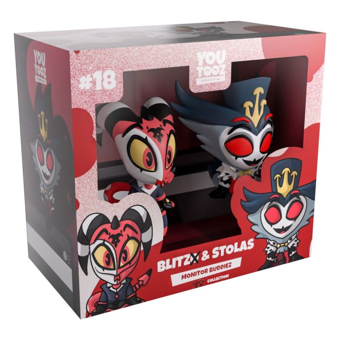 Helluva Boss Vinyl Figures Blitzo & Stolas Monitor Buddiez            