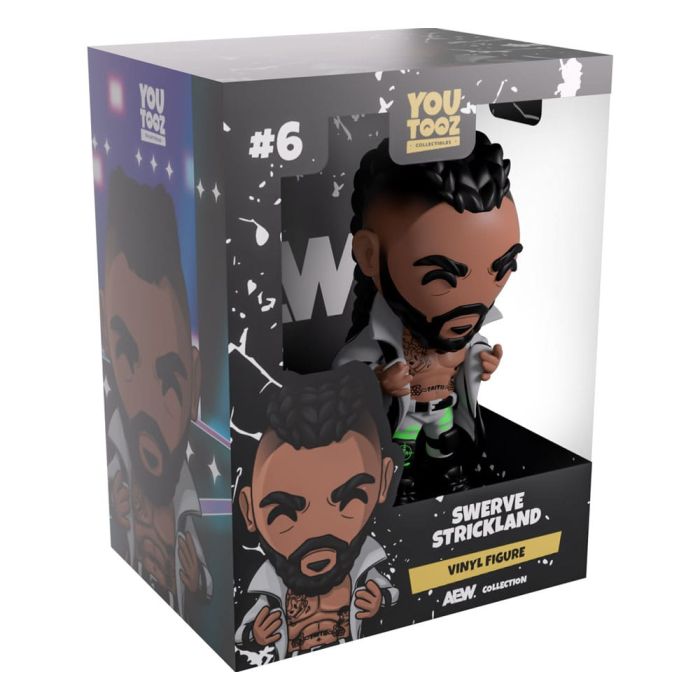 All Elite Wrestling Vinyl Figure Swerve Strickland 12 cm                