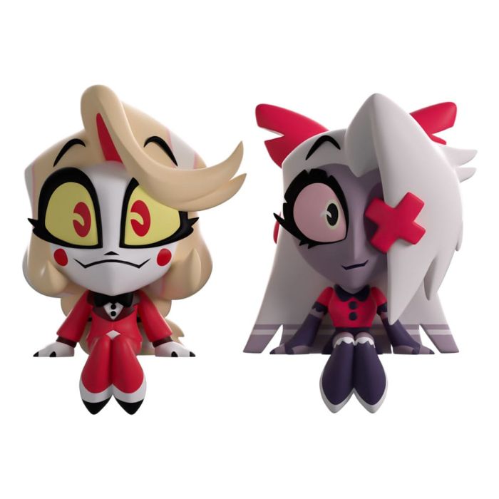 Hazbin Hotel Vinyl Figures Charlie & Vaggie Monitor Buddiez          