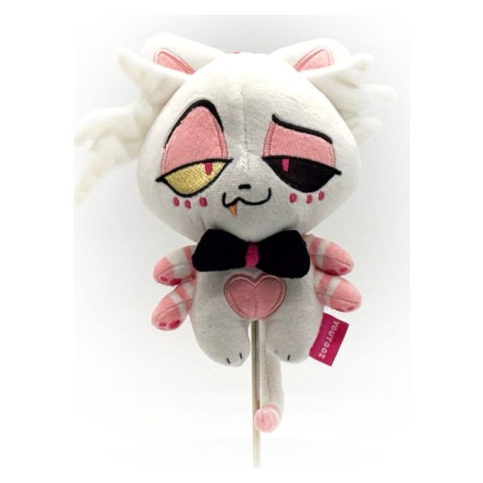 Hazbin Hotel Keychain Plush Angel Dust Kitty 13 cm