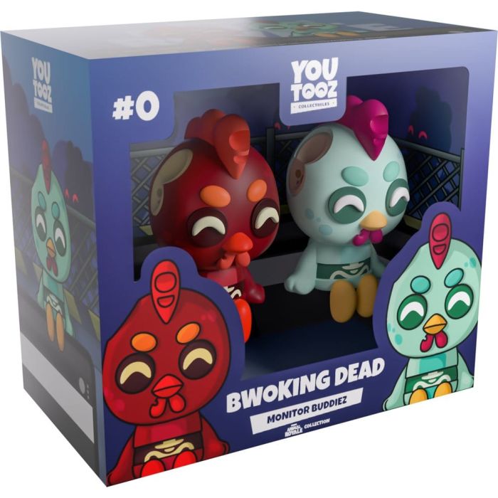 Super Animal Royale Vinyl Figures Bwoking Dead Monitor Buddiez 7 cm          
