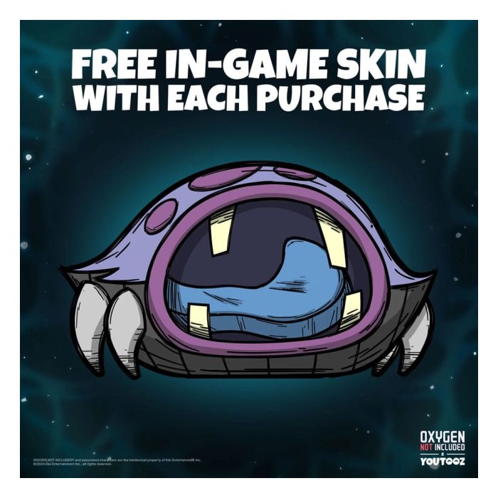 Oxygen Not Included Plush Figure Hatch Shoulder Rider 15 cm   