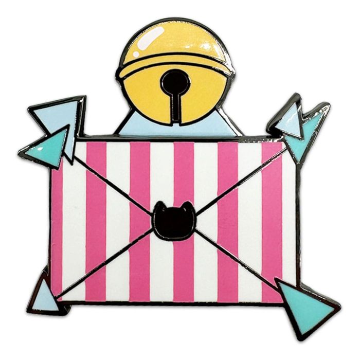 Bee and PuppyCat Bobble Pin Badge Letter 5 cm 
