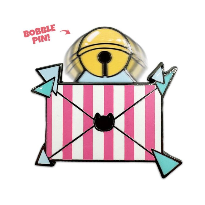Bee and PuppyCat Bobble Pin Badge Letter 5 cm 