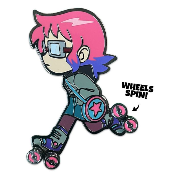 Scott Pilgrim Pin Badge Ramona Skating 5 cm               