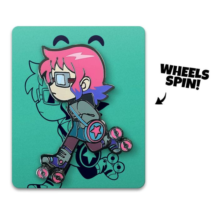 Scott Pilgrim Pin Badge Ramona Skating 5 cm               