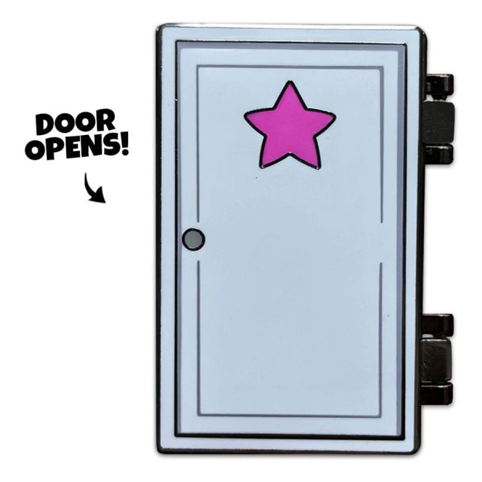 Scott Pilgrim Pin Badge Door Swinging 5 cm                