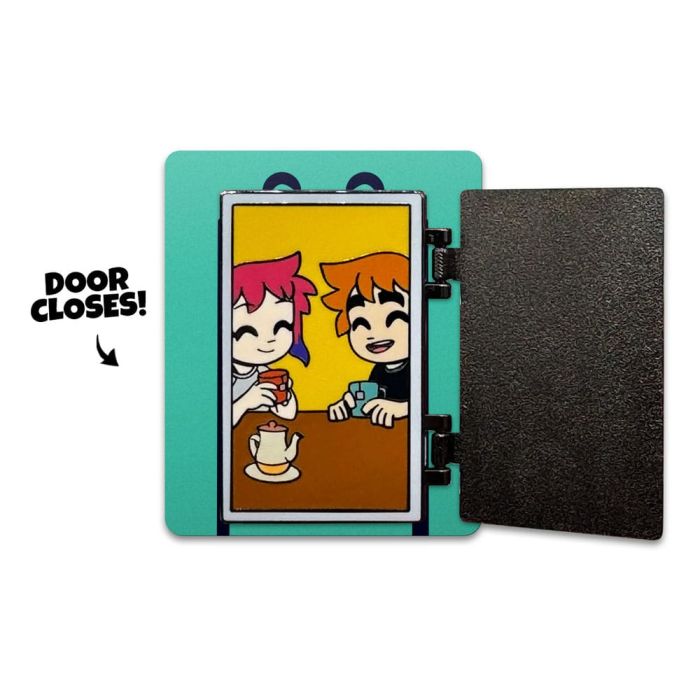 Scott Pilgrim Pin Badge Door Swinging 5 cm                