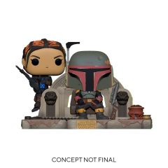 Boba Fett and Fennec Shand - Funko Pop! Moment - The Mandalorian