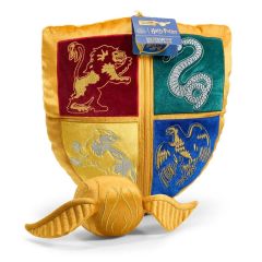 Hogwarts crest and Golden Snitch Plush - Harry Potter