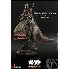 Mandalorian & Blurrg 1:6 Scale Figure - Hot Toys - The Mandalorian