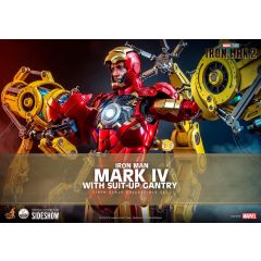 Iron Man Mark IV 1:4 Scale Figure with Suit-UP Gantry - Hot Toys - Iron Man 2