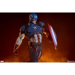Captain America Premium Format Statue - Sideshow Toys - Captain America