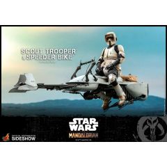 Scout Trooper and Speeder Bike 1:6 scale Figure - The Mandalorian - Hot Toys