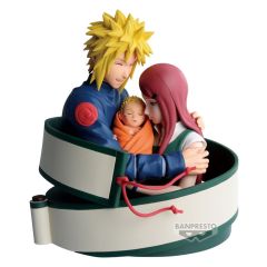 Naruto 72 Series PVC Statue Minato & Naruto & Kushina 13 cm