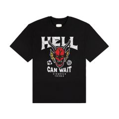 Stranger Things T-Shirt Hell Can Wait (black) Size XXL