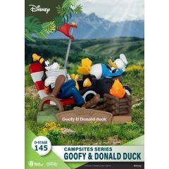 Disney D-Stage Campsite Series PVC Diorama Goofy & Donald Duck 10 cm