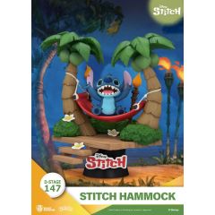 Lilo & Stitch D-Stage PVC Diorama Stitch Hammock 13 cm