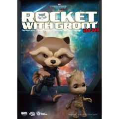 Guardians of the Galaxy Vol. 2 - Rocket Raccoon & Groot Egg Attack Action Figure