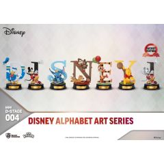 Disney Mini Diorama Stage Statues 6-pack Alphabet Art 10 cm