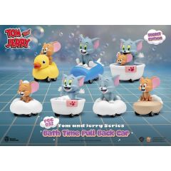 Tom & Jerry Pull Back Cars Bath Time Blind Box 6-Pack