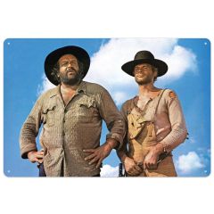 Bud Spencer & Terence Hill Tin Sign Blue Sky 20 x 30 cm