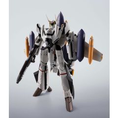 Macross 7 Hi-Metal R Action Figure VF-0S Phoenix (Roy Focker Use) & QF-2200D-B Ghost Set 14 cm