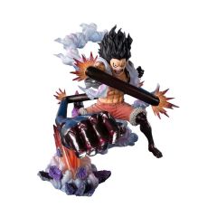 One Piece Figuarts ZERO Extra Battle PVC Statue Monkey D. Luffy Gear 4 Snake Man King Cobra 21 cm