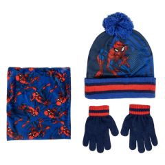 Marvel Beanie, Tube Scarf & Gloves 3-Set Spider-Man