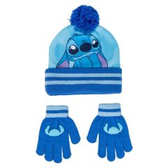 Lilo & Stitch Beanie & Gloves 2-Set Blue