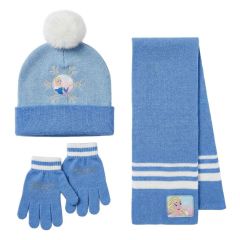 Frozen Beanie, Scarf & Gloves 3-Set