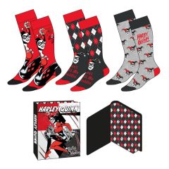 DC Comics Socks 3-Pack Harley Quinn 36-43
