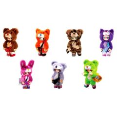 Rebel Bears Plush Action Figures Blind Box Movable Series Display 18 cm (6)