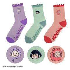 KPop Demon Hunters Socks Set of 3 HUNTR/X