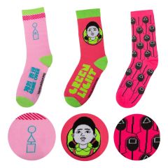 Squid Game Socks 3-Pack