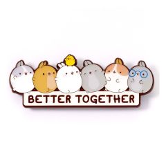 Molang Pin Badge Better Together