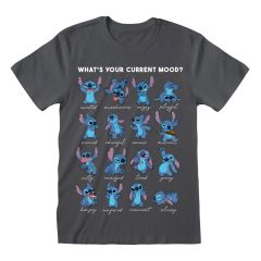 Lilo & Stitch T-Shirt Stitch Emotions Charcoal Size XL