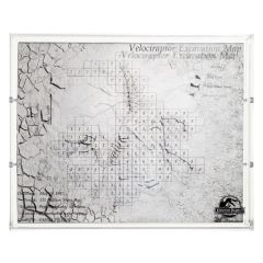Jurassic Park III Excavation Map Velociraptor 27 cm