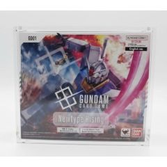 Evoretro Magnetic Acrylic Display Case for Gundam Card Game Booster Box Newtype Rising GD01