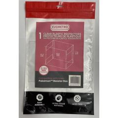Evoretro PET Display Case Protector for Pokémon Booster Box (1-Pack)