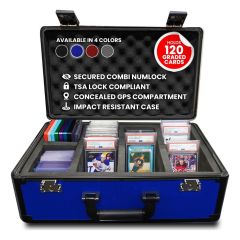 Evoretro Trading Card Storage Box for 120 Cards XL Blue