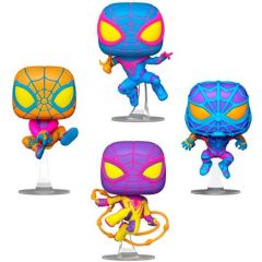 Marvel POP! TV Vinyl Figure 4-Pack Miles Morales (BLKLT) 9 cm